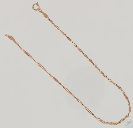 Singapore-ranneketju, pituus 210mm, 585, paino 1,0g Paino: 1   g