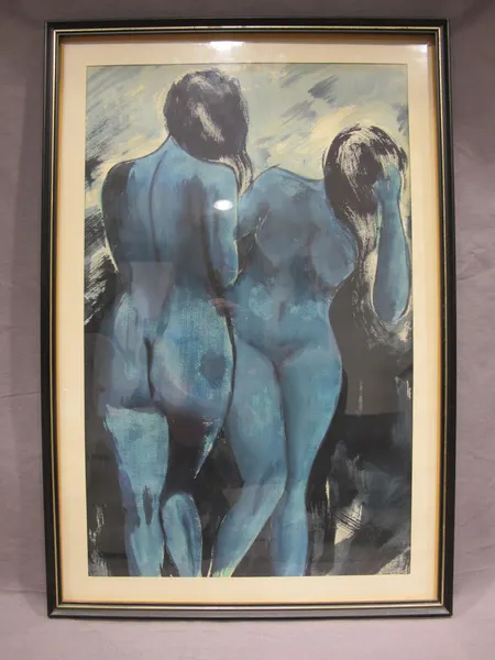 Öljyvärimaalaus, signeeraus Juha Rantala, kehykset vialliset, koko 31x49cm