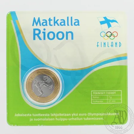 Kolikko, Brasilian virallinen olympiaraha, Matkalla Rioon