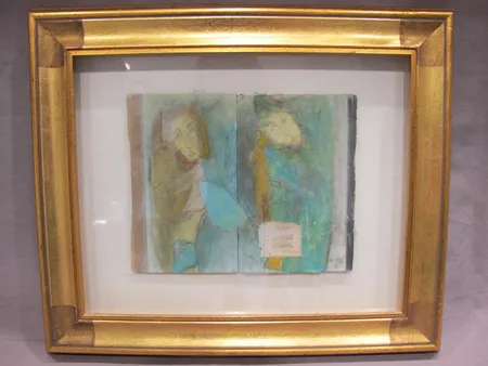 Guassimaalaus, signeeraus Juha Meronen, Silmäpeliä, vuodelta 1994, mitat 18x23cm,  Hintaan lisätään Tekijänoikeuslain mukainen jälleenmyyntikorvaus 5%, johon lisäämme voimassa olevan alv:n mikäli viimeineinen huutohinta ylittää 255,0 euroa.