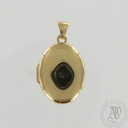 Medaljonki, koko 16x20mm, 585br, paino 2,3g Paino: 2,3 g