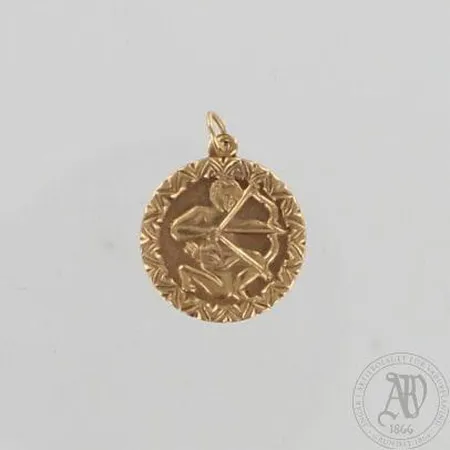 Horoskooppiriipus, Ø 16mm, 585, paino 0,6g Paino: 0,6 g