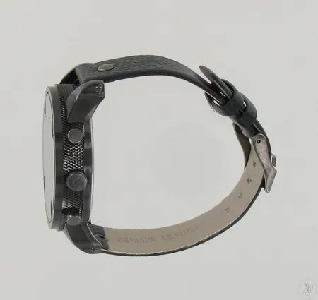 Teräsrannekello, quartz, taulun Ø 52mm, hihnan pituus 230mm