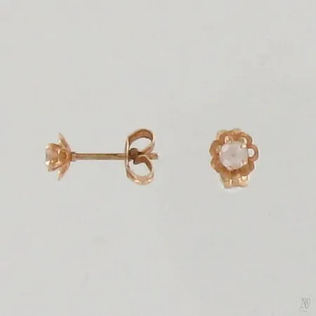 Kivikorvakorut, Ø 4mm, 585br, paino 0,6g Paino: 0,6 g