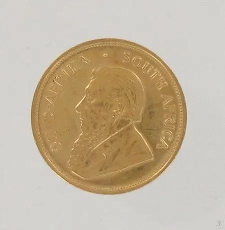 Kultaraha South Africa, Krugerrand 1984, 916 paino 33,9g Paino: 33,9 g