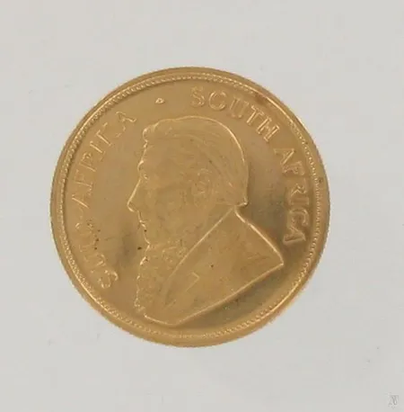 Kultaraha South Africa, Krugerrand 1978, 916 paino 33,9g Paino: 33,9 g
