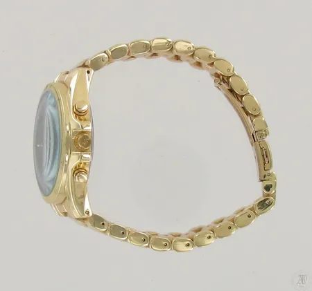 Teräsrannekello, quartz, taulun Ø 43mm, rannekkeen pituus 210mm