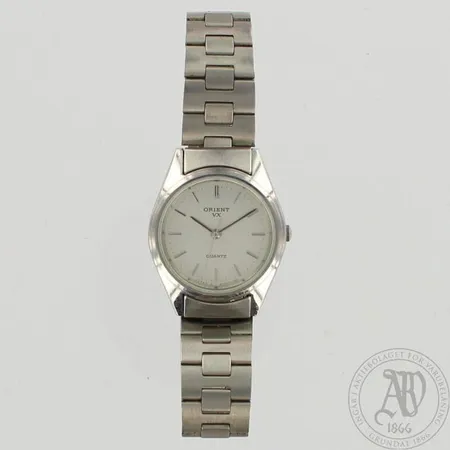 Teräsrannekello Orient VX, guartz, taulun Ø 24mm, hihnan pituus 170mm, paristo loppunut