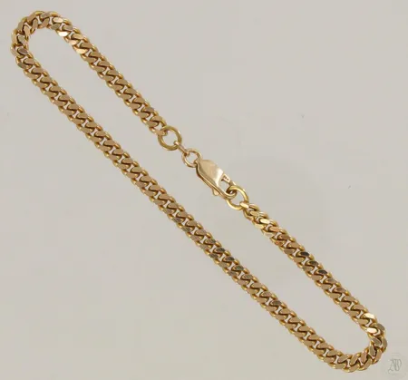 Panssariranneketju, pituus 22cm, 585, paino 12,1g Paino: 12,1 g