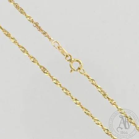 Kaulaketju, pituus 44cm, 585, paino 2,5g