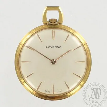 Kultafrakkikello, Laverna, takakansi kaiverrettu, Ø 38mm, 750br, paino 29,3g
