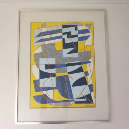 Guassi, signeeraus S.Vanni 1982, mitat 49x66cm Ota yhteys panttilainaamoon kuljetusmaksusta sopimiseksi.
