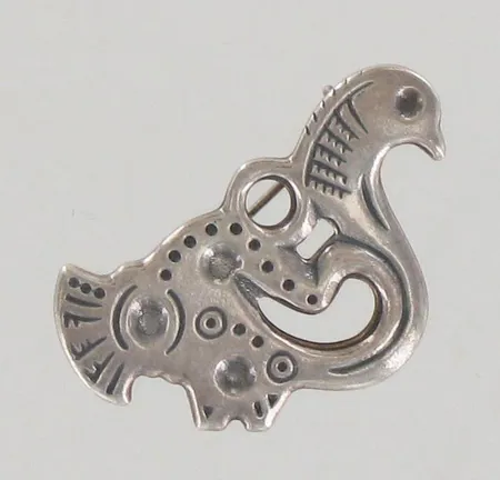 Rintaneula Kalevala Koru, Tampereen seudun lintu, leveys 30mm, 925, paino 3,2g