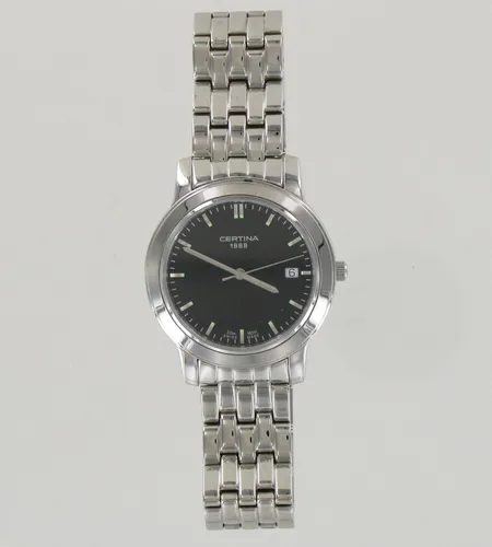 Teräsrannekello Certina 1888, 316L, 260.1194.42, quartz, taulun Ø 38mm, rannekkeen pituus 210mm