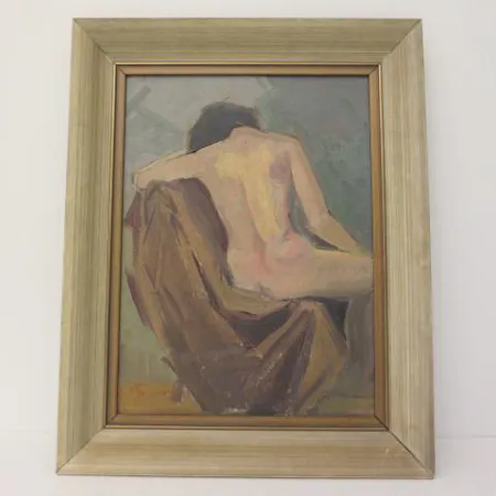 Öljyvärimaalaus, signeeraus P.Toiviainen 1948, mitat 32x44cm, kehykset hieman löystyneet Ota yhteys panttilainaamoon kuljetusmaksusta sopimiseksi.