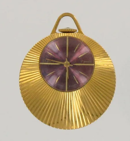 Kaulakello Slava, 17 jewels, mekaaninen, korkeus 35mm, kullattua metallia Paino: 0 g