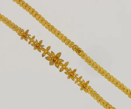 Kaulakoru, pituus 40,5cm, 875, paino 43,1g