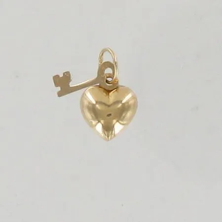 Sydänriipus avaimella, korkeus 15mm, 585, paino 0,5g