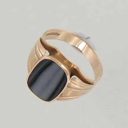 Onyxsormus, koko 22½, 585br, paino 4,7g