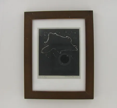 Grafiikkatyö, Liito-orava 2, signeeraus Markku Tanttu 2009, mitat 28x22cm Lähetetään postipakettina.