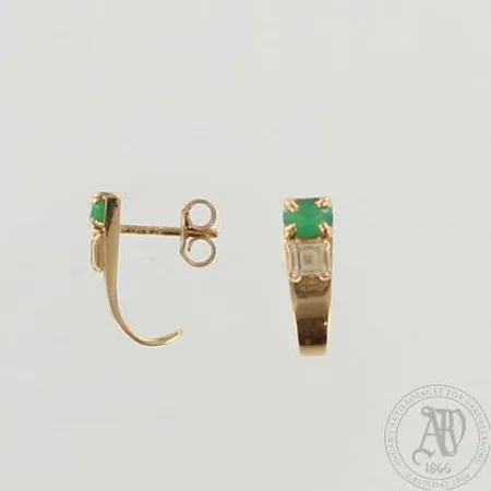 Kivikorvakorut, korkeus 13mm, 585br, paino 1,4g