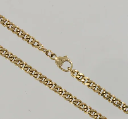 Panssarikaulaketju, ontto, pituus 51cm, leveys 4mm, 585, paino 15,3g