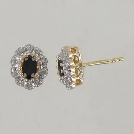 Timanttikorvakorut kivellä 20xn.0.005ct, taustat puuttuu, 585br, paino 2,5g