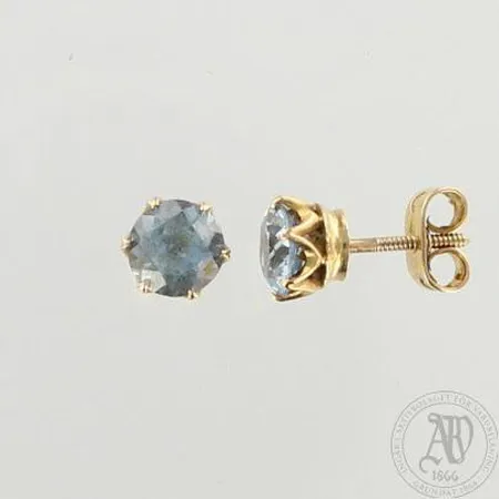 Kivikorvakorut, Ø 8mm, vuodelta 1954, kierre mekanismilla, 750br, paino 2,6g 