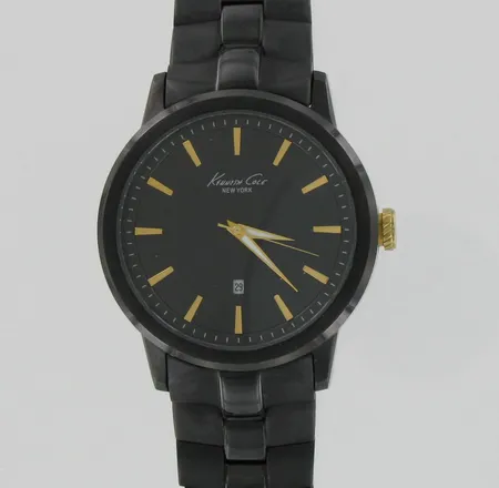 Teräsrannekello Kenneth Cole New York, KC9394, quartz, taulun Ø 46mm