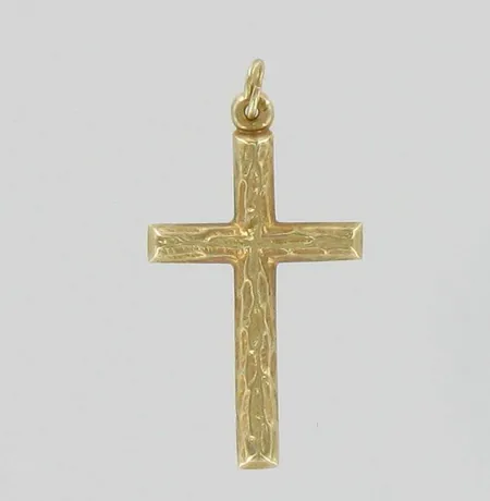Ristiriipus, käytön jälkiä, korkeus 30mm, 585, paino 0,9g
