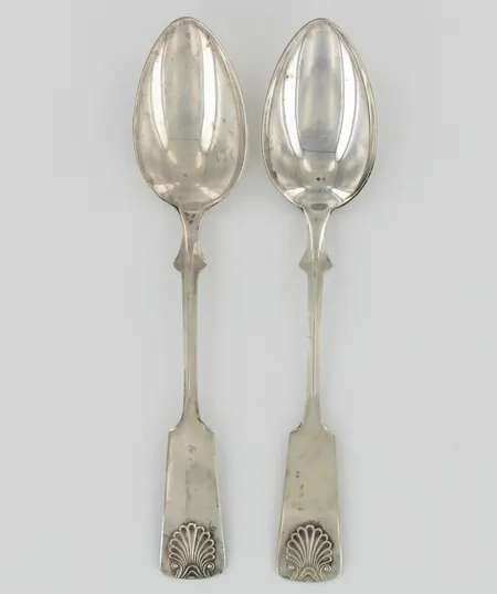 Kaksi ruokalusikkaa, Musla, 165mm, 813, paino 48,6g