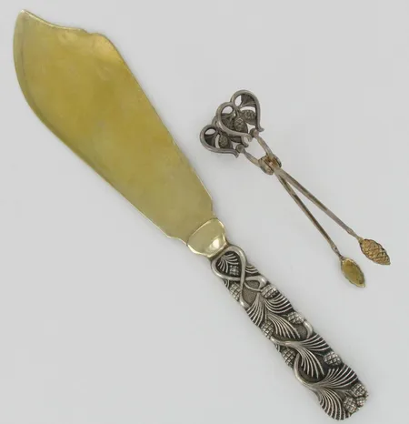 Sokeripihdit ja kakkulapio, Käpy, 115-225mm, 813br, paino 85,8g