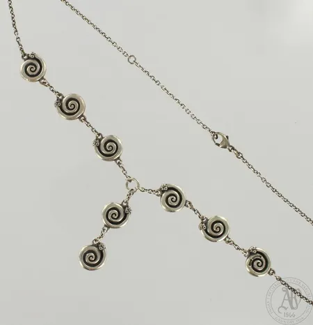 Kaulakoru Kalevala Koru, Vaskitsa, pituus 40-45cm, 925, paino 24,3g