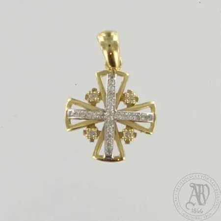 Timanttiriipus 21xn.0.005ct, korkeus 23mm, 585, paino 2,5g