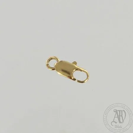 Lukko, pituus ilman lenkkiä 11,2mm, 585, paino 0,7g