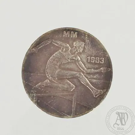 Juhlaraha, yleisurheilun MM 1983, nimellisarvo 50mk, 500, paino 22,0g