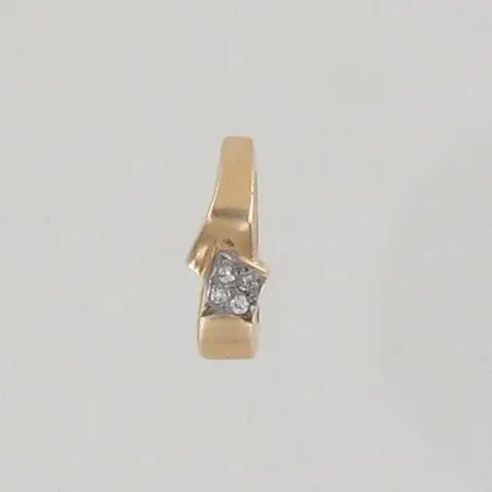 Timanttiriipus 4xn.0.005ct, korkeus 16mm, 585, paino 1,7g 