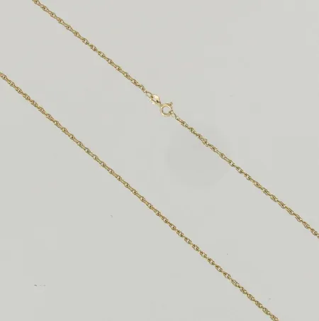 Kaulaketju, pituus 70cm, tekijänleima AT, 585, paino 8,5g