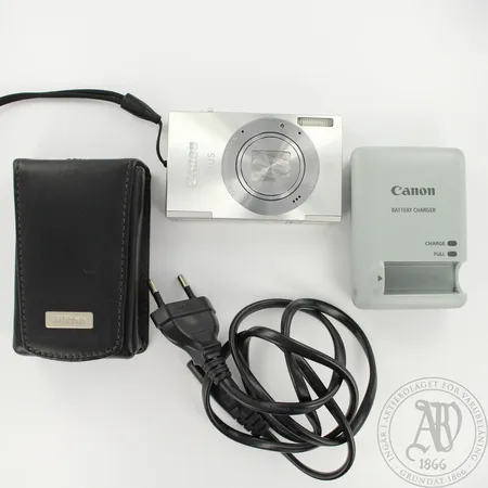 Digitaalikamera Canon Ixus 500 HS, full HD, 12x optinen zoomi, laturi ja nahkakotelo