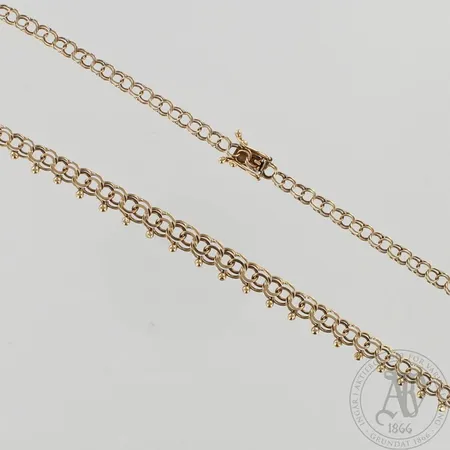 Bismark-kaulaketju, pituus 47cm, 585, paino 10,9g 