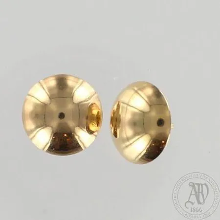Korvakorut, taustat puuttuvat, Ø 15mm, 585, paino 1,4g