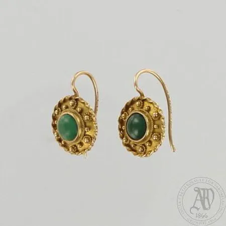 Kivikorvakorut, korkeus 16mm, 585br, paino 2,4g 