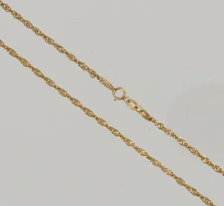 Singapore-kaulaketju, pituus 45cm, 585, paino 3,9g