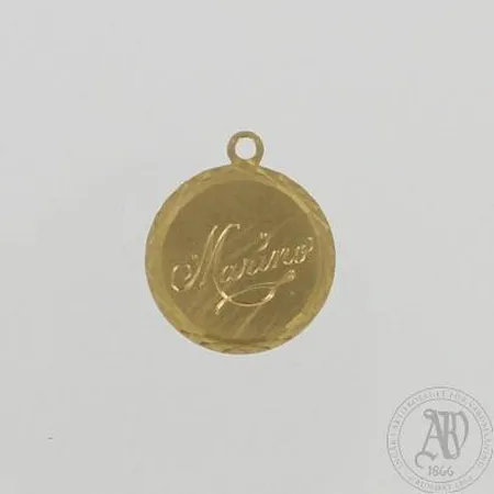 Riipus, kaiverrettu, Ø 18mm, 585, paino 1,8g