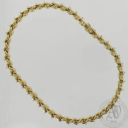 Kaulakoru, pituus 40cm, 585, paino 26,2g