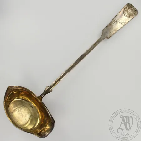 Liemikauha, Musla, kaiverrettu, pituus 290mm, alpakka  Paino: 0 g