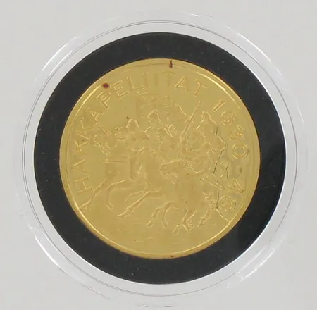 Kultamitali Hakkapeliitat 1630-48, Suomi, 999, paino 12,0g