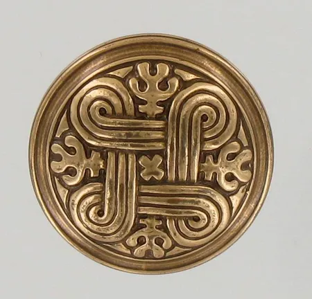 Solki Kalevala Koru, Hannunvaakuna, Ø 28mm, pronssia