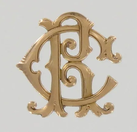 Monogrammi, korkeus 23mm, 585, paino 2,3g