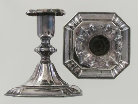 Kynttilänjalat, kaiverrettuja, korkeus 115mm, 813br, paino 496,7g